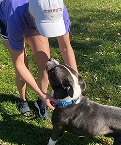 Pictured_Emily and furry friend
